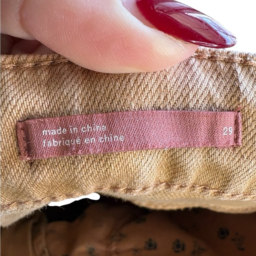 Anthropology Pilcro The Breaker Barrel Leg Jeans sz 29 copper shade preloved - Picture 13 of 14